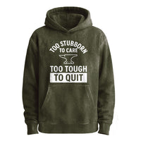 Zu stur, um sich darum zu kümmern Pullover-Hoodie