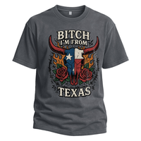 Bitch I’m From Texas Bull Skull Tee