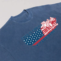 Maglietta con bandiera americana