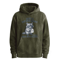Einfach ein Vater – kam immer mit der Milch zurück (Waschbär-Hoodie)