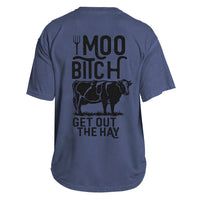 Maglietta Moo Bitch Hay Warning