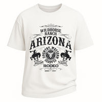 Herren-T-Shirt aus gewaschener 230 g schwerer Baumwolle im Retro-Stil