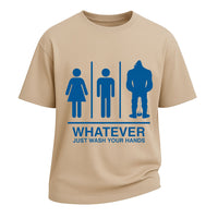 Herren-T-Shirt aus gewaschener 230 g schwerer Baumwolle im Retro-Stil