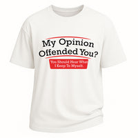 Mein Meinungs-T-Shirt mit Grafik