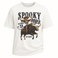 Gruseliges Rodeo-Halloween-Cowboy-T-Shirt