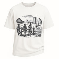 Western Cowboy Landschaft Grafik T-Shirt