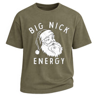 Big Nick Energy Funny Christmas Cowboy T-shirt